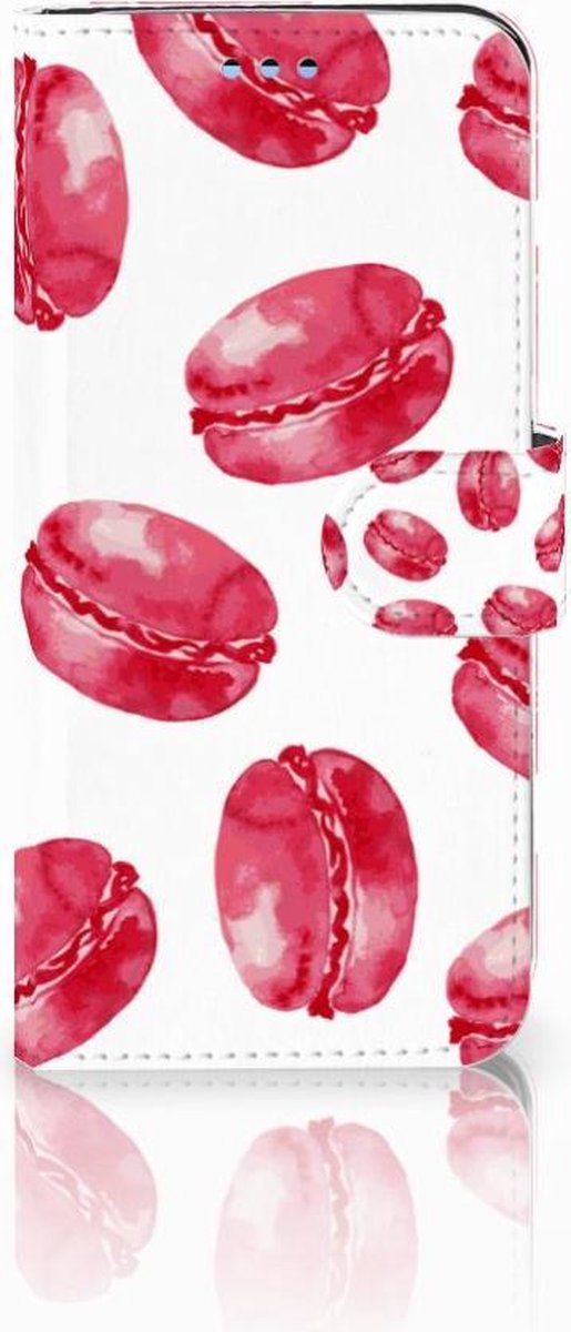 Samsung Galaxy S9 Book Cover Pink Macarons