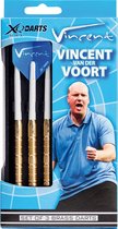 Vincent van der Voort Originals - steeltip dartpijlen - 20 gram - 100% brass
