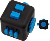 Fidget Cube – Wriemel Kubus – Anti-Stress Speelgoed – Wriemel Stick – Zwart Blauw