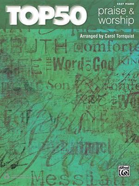 Top 50 Praise & Worship Easy Piano - cover