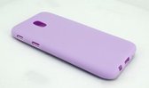 Matte Hoesje voor Samsung Galaxy J7 2017 J730 - Back Cover - TPU - Lila