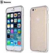 iPhone6 plus Fusion Case licht metaal Bumper Hoesje Baseus Zilver