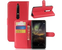 Etui Book Case Nokia 6.1 (2018) - Rouge