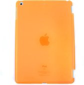 Back Cover Transparant Neon Oranje/Orange voor Apple iPad Air 1