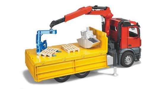 BRUDER MB Arocs Construction truck with accessories | bol.com