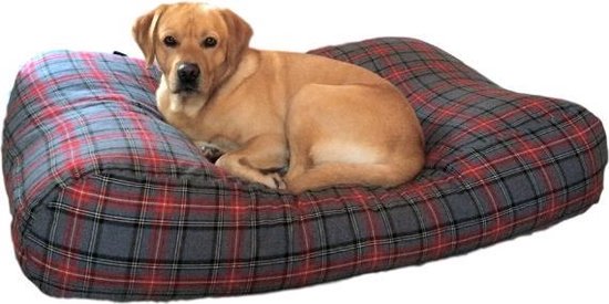 Foto: Dog s companion hondenkussen hondenbed l 115 x 85 cm scottish grey