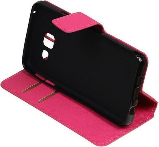 Heup Pygmalion Monet Roze Samsung Galaxy A3 2016 TPU wallet case - telefoonhoesje - smartphone  hoesje -... | bol.com
