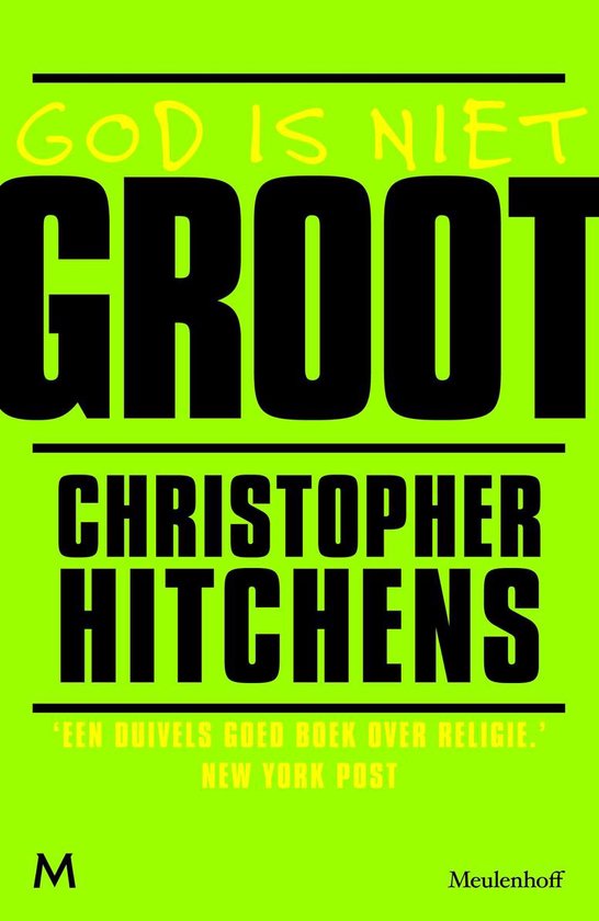 Cover van het boek 'God is niet groot' van C. Hitchens