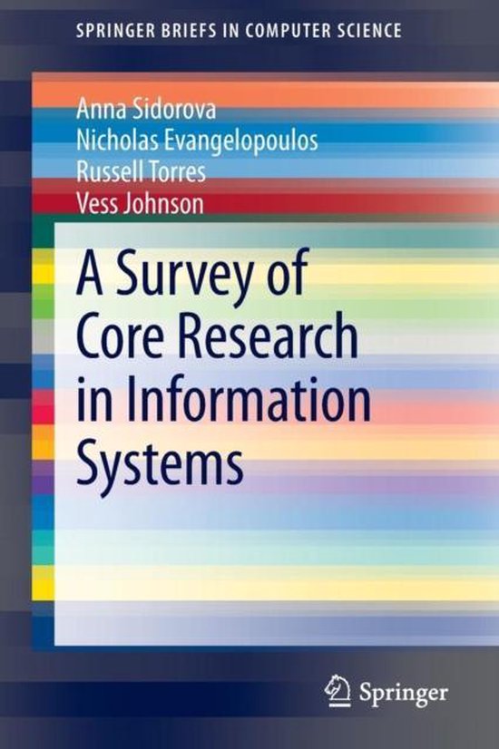 Survey Of Core Research In Information S - cover