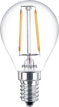 Philips Classic CLA LEDLuster ND 2.3-25W E14 WW P45 CL LED-lamp 2,3 W A+
