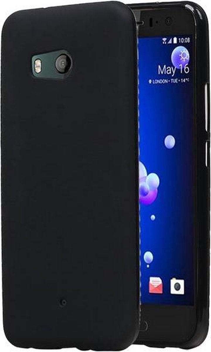 BestCases.nl HTC U11 TPU back case hoesje Zwart