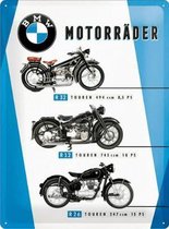 Nostalgic Art Wandbord - BMW Motorrader -30x40 cm