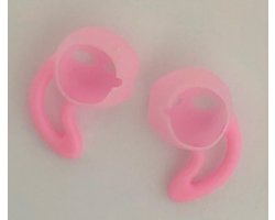 KELERINO. Anti-slip siliconen earhooks / earhoox / oorhaken geschikt voor Airpods 1 & 2 - Roze