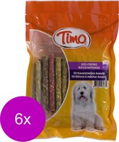 Timo Kauwstaafjes Munchy 10 cm - Hondensnacks - 6 x 50 stuks Mixed