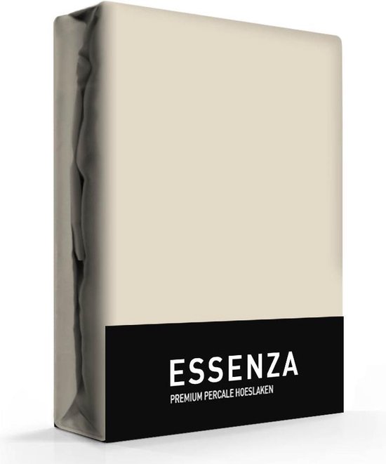Essenza - Hoeslaken - Percale katoen - 160 x 210  - Beige