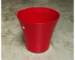 Bloempot Rond Laurea 22cm ROOD Chapelu