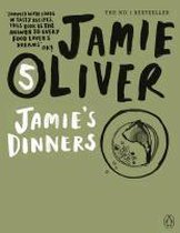 Jamie Oliver's Dinners, kookboek met de tekst 'The No. 1 Bestseller'.