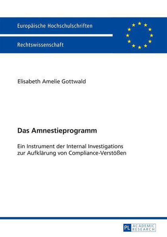 Europaeische Hochschulschriften Recht 5656 - Das Amnestiepro ... - cover