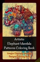 Artistic Elephant Mandala Patterns Coloring Book