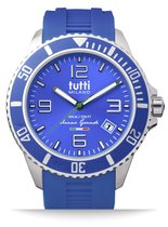 Tutti Milano TMOG001BL- Horloge -  48 mm - Blauw - Collectie Oceano Grande