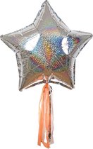 Folieballonnen Sterren Zilver (6st) Meri Meri