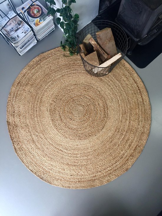 Rond vloerkleed Jute Naturel - Rond 150 Ø - (M)