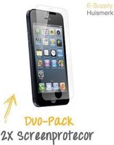 Screenprotector geschikt voor iPhone 5 / 5S / 5C Schermfolie (Duo Pack)