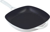 Grillpan 28x28cm wit gietijzer Culinarion