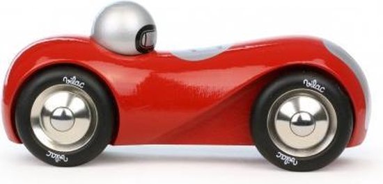 Grote rode speelgoed auto van hout | bol.com