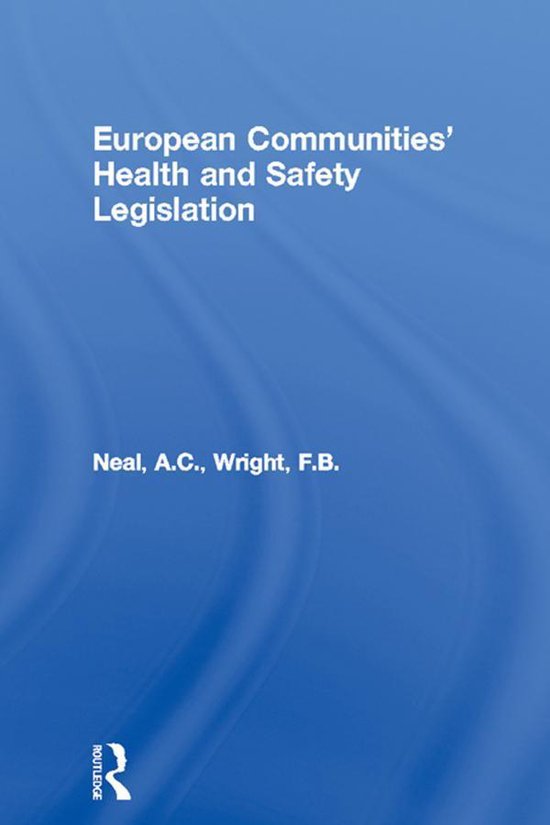 European Communities' Health and Safety Legislation - cover