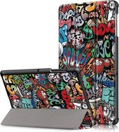 Samsung Galaxy Tab S5e Hoesje - Smart Book Case - Graffiti