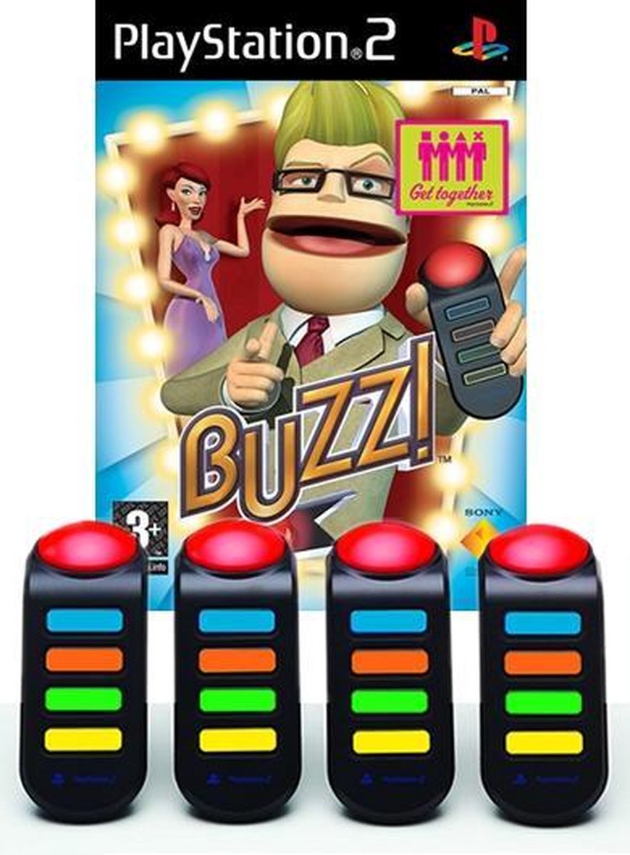 Buzz: The Music Quiz + 4 Buzzers | Jeux | bol.com