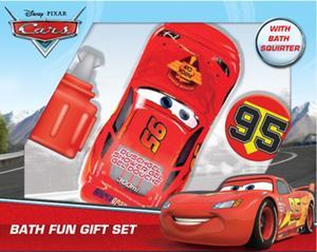 Badset - Cars - Disney- Kinderen - Geschenkset 3 delig