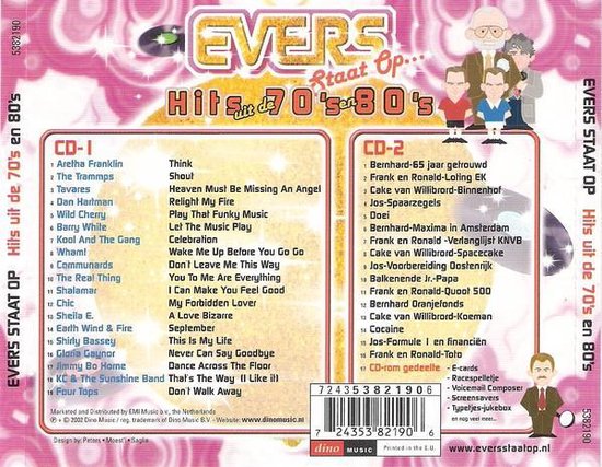 Evers Staat Op Hits Uit 70 S & 80 S - Edwin Evers,  Various