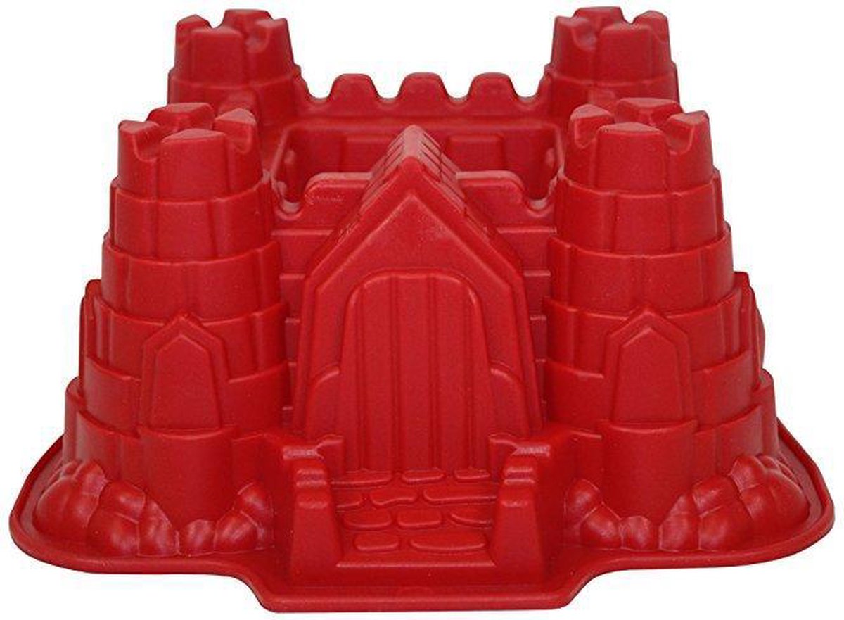 Silicone 3D Kasteel Bakvorm - Grote Cakevorm Taartvorm Castle - XL | bol.com