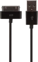 Kabel Usb A Mannelijk Naar Apple® 30-Pins Mannelijk - Zwart - 1 M