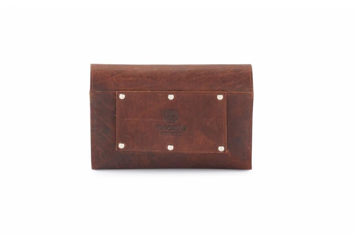Portefeuille Trois Volets Texier Gladiator 4160 – Cuir Alezan, Fait En France, Très Bon état