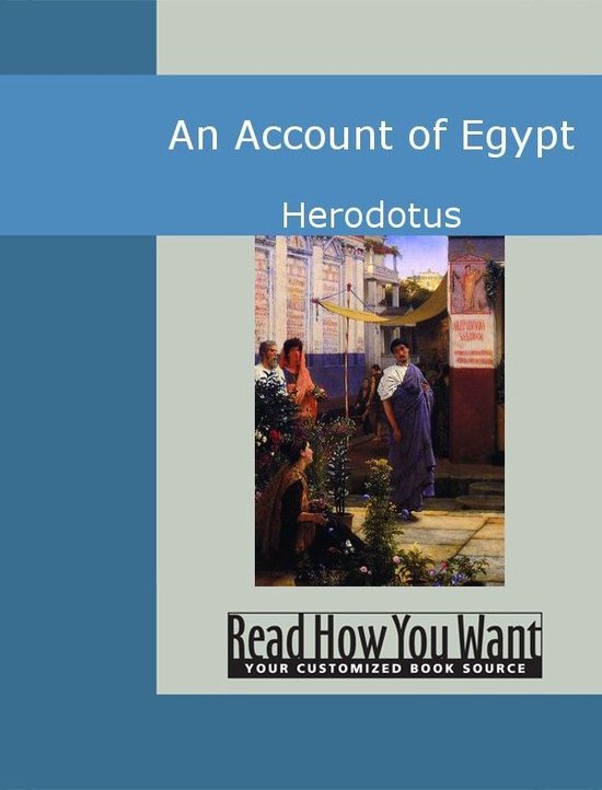 An Account of Egypt - cover