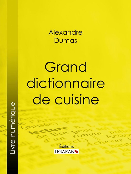Grand dictionnaire de cuisine (ebook), Alexandre Dumas 9782335016710 Boeken Grand dictionnaire de cuisine (ebook), Alexandre Dumas 9782335016710 Boeken