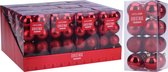 Set de boules de Boules de Noël Noname 16x50mm rouge