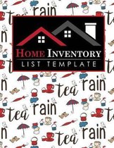 Home Inventory List Template