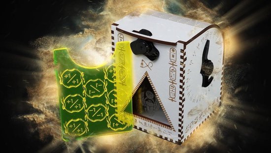 Wooden Exclusive Deck Box: Egyptian - Magic The Gathering themed Hour of Devastion