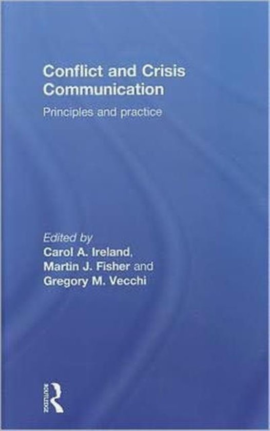 Conflict and Crisis Communication - cover