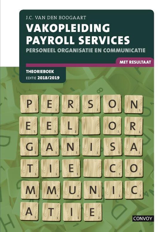 Vakopleiding Payroll services Personeel organisatie en commu ... - cover