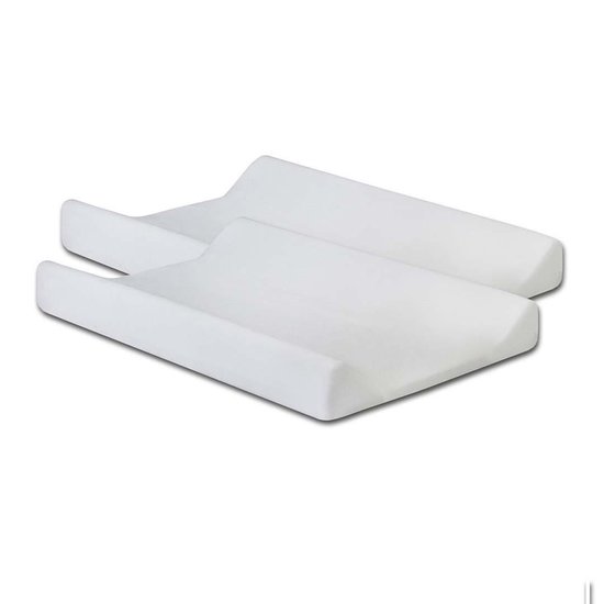 Jollein Waskussenhoes badstof 50x70cm white (2pack)