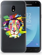 Geschikt voor Samsung Galaxy J3 2017 TPU Siliconen Hoesje Lion Color