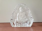 Kristal plaat meditatie boeddha