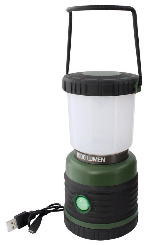 Eurotrail Campinglamp Léon 1000L - Black/Forest Green — afbeelding 5