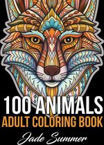 100 Animals Adult Coloring book - Jade Summer - Kleurboek voor volwassenen