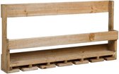 Flessenrek Sparrenhout (80 X 11 x 40 cm)